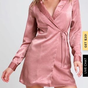Satin Blazer Dress